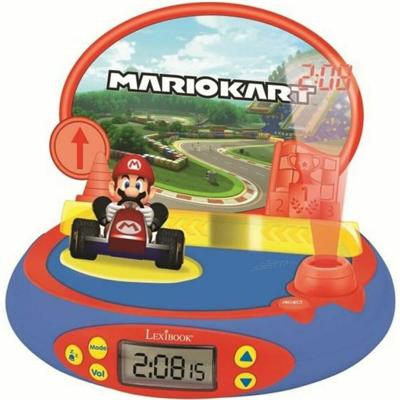 Radioklok Lexibook Mario Kart Projector met geluid
