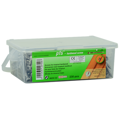 pgb-Europe - Hardhoutschroeven VZK-T Ø5x60 C2 T-25 195st - GC6HTG050060