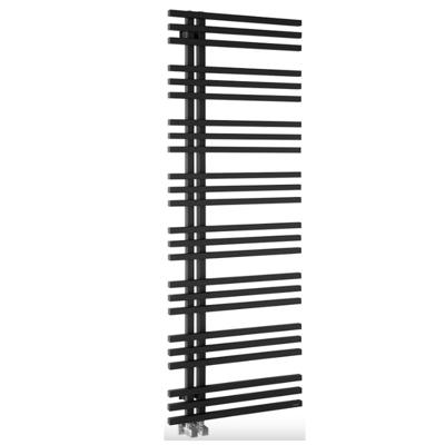 Designradiator Sapho Sophina 60x164,7 cm 833W Mat Zwart Sapho