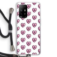 GIRL POWER: Oppo A94 5G Transparant Hoesje met koord