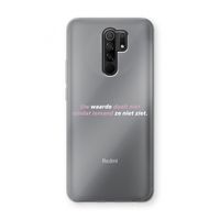 uw waarde daalt niet: Xiaomi Redmi 9 Transparant Hoesje