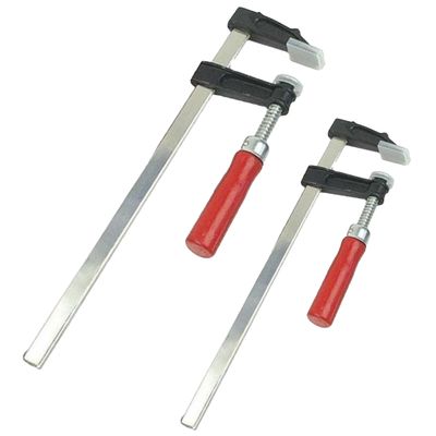 Snelspan lijmklemmen set - 2x - verzinkt staal - bereik 250 en 300 mm - lijmtang