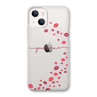 Kusjes: iPhone 13 Transparant Hoesje