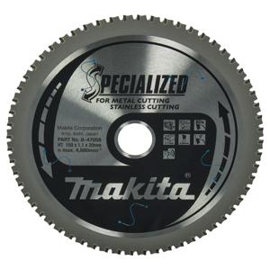 Makita Cirkelzaagblad voor RVS/Staal | Specialized | Ø 150mm Asgat 20mm 60T - B-47058