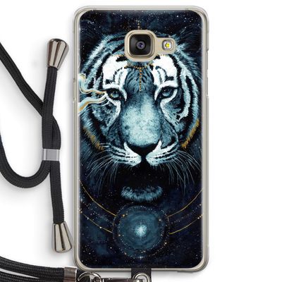 Darkness Tiger: Samsung Galaxy A5 (2016) Transparant Hoesje met koord