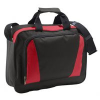 Documenten tas rood/zwart 40 cm