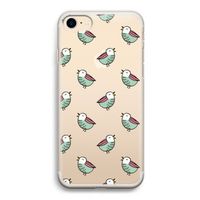 Vogeltjes: iPhone 7 Transparant Hoesje