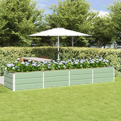 Plantenbak Groen 320 x 80 x 45 cm Staal