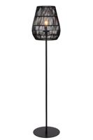 Lucide NERIDA - Vloerlamp Binnen/Buiten - Ø 35 cm - 1xE27 - IP44 - Zwart - thumbnail