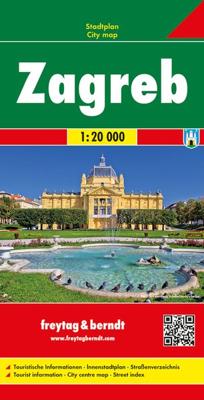 Stadsplattegrond Zagreb | Freytag & Berndt Stadsplattegrond Zagreb | Freytag & Berndt