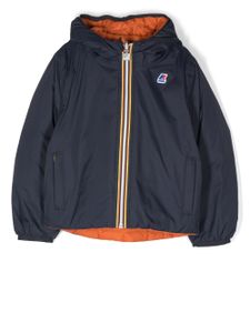 K Way Kids veste zippée à patch logo - Bleu