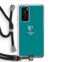 Win98: Huawei P40 Transparant Hoesje met koord