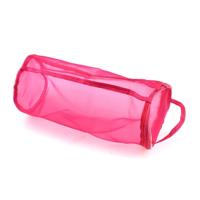 Mesh tas DIY hand weven tools garen opslag breien tas organisator holle garen tas (Big Rose Red)