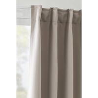 1+1 Gratis Leen Bakker - Gordijn Evi - 140x280 Cm (1 Stuk) - Polyester - Taupe