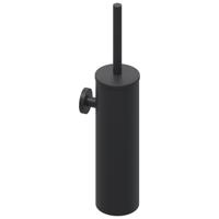 IVY Toiletborstelgarnituur - wand model - Mat zwart PED 6500652