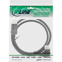 InLine 17151R DisplayPort kabel 1 m Zwart - thumbnail