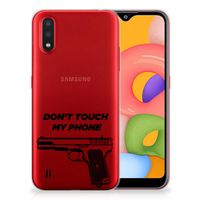 Samsung Galaxy A01 Silicone-hoesje Pistol DTMP