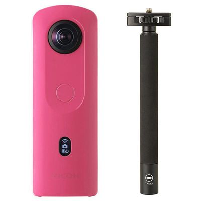 Ricoh Theta SC2 roze + TM-3 selfiestick