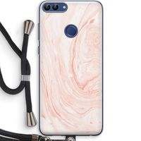 Peach bath: Huawei P Smart (2018) Transparant Hoesje met koord