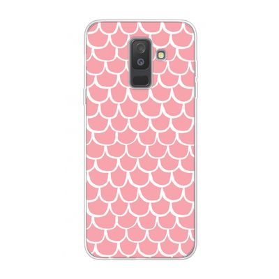 Dakpannetjes: Samsung Galaxy A6 Plus (2018) Transparant Hoesje