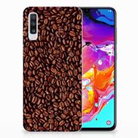 Samsung Galaxy A70 | Siliconen Case | Koffiebonen
