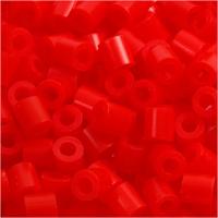 NABBI Foto kralen, afm 5x5 mm, gatgrootte 2,5 mm, medium, rood (19), 6000 stuk/ 1 doos