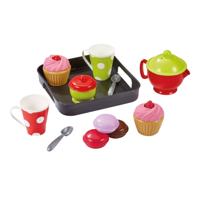 Ecoiffier 100& Chef Cupcakes op Dienlad Speelset, 12dlg. Ecoiffier 100& Chef Cupcakes op Dienlad Speelset, 12dlg.