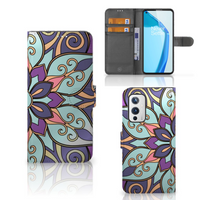 OnePlus 9 Hoesje Purple Flower - thumbnail