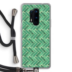 Moroccan tiles 2: OnePlus 8 Pro Transparant Hoesje met koord