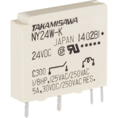Takamisawa NY-24W-K-IE Printrelais 24 V/DC 5 A 1x NO 1 stuk(s)