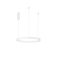 Lyora Ronde hanglampPerrine wit Ø 60cm - 9345617