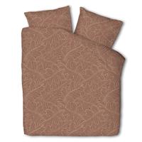 Dekbedovertrek Katoen - Tweepersoons (200x240 cm) - Bruin/ Taupe Katoen - Dessin: Patroon - Presence - Dekbed-Discounter.nl