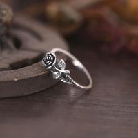 Vrouwen Vintage Rose eenvoudige verlovings ring sieraden mode-sieraden Ringmaat: 9