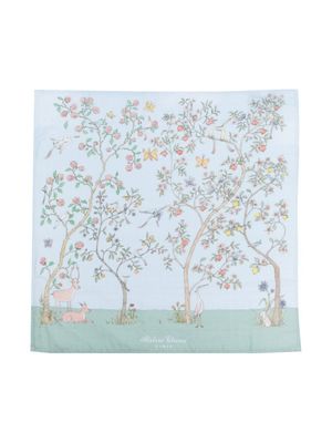 Atelier Choux couverture imprimée en coton - Bleu