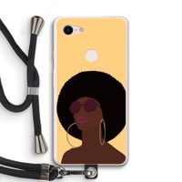 Golden hour: Pixel 3 XL Transparant Hoesje met koord