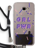 GRL PWR: Samsung Galaxy J4 Plus Transparant Hoesje met koord