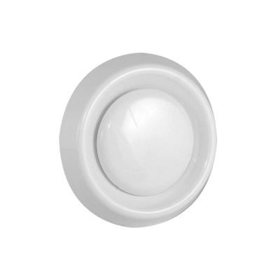 Nedco luchtrooster - wit - instelbaar - rond 100 mm aansluiting - met bus