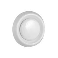Nedco luchtrooster - wit - instelbaar - rond 100 mm aansluiting - met bus
