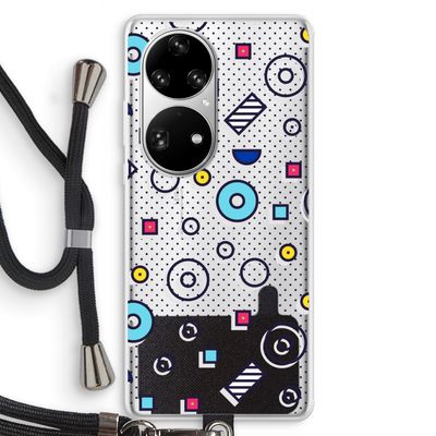 8-bit N°9: Huawei P50 Pro Transparant Hoesje met koord