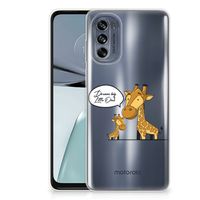 Motorola Moto G62 5G Telefoonhoesje met Naam Giraffe - thumbnail