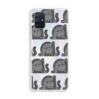 Cats: Galaxy A71 Transparant Hoesje