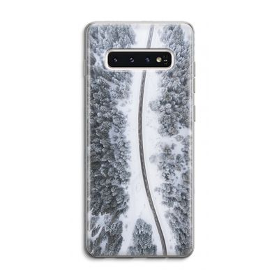 Snøfall: Samsung Galaxy S10 4G Transparant Hoesje