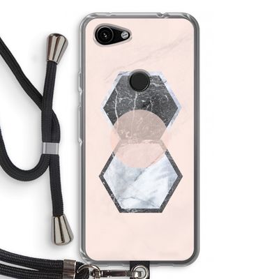 Creatieve toets: Pixel 3a Transparant Hoesje met koord