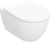 Geberit Acanto randloos hangtoilet met toiletbril wit