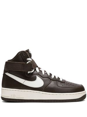 Nike baskets montantes Air Force 1 Chocolate - Marron