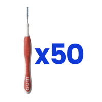 GUM Trav-Ler Ragers 0.8 mm rood - 50 stuks