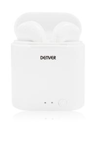 Denver TWE-36MK3 hoofdtelefoon/headset Draadloos In-ear Oproepen/muziek Bluetooth Wit
