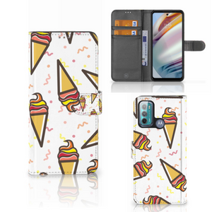 Motorola Moto G60 Book Cover Icecream