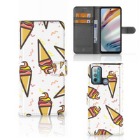 Motorola Moto G60 Book Cover Icecream - thumbnail