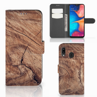 Samsung Galaxy A30 Book Style Case Tree Trunk